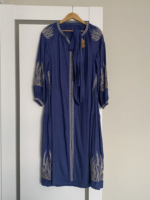 Сукня вишиванка синього кольору