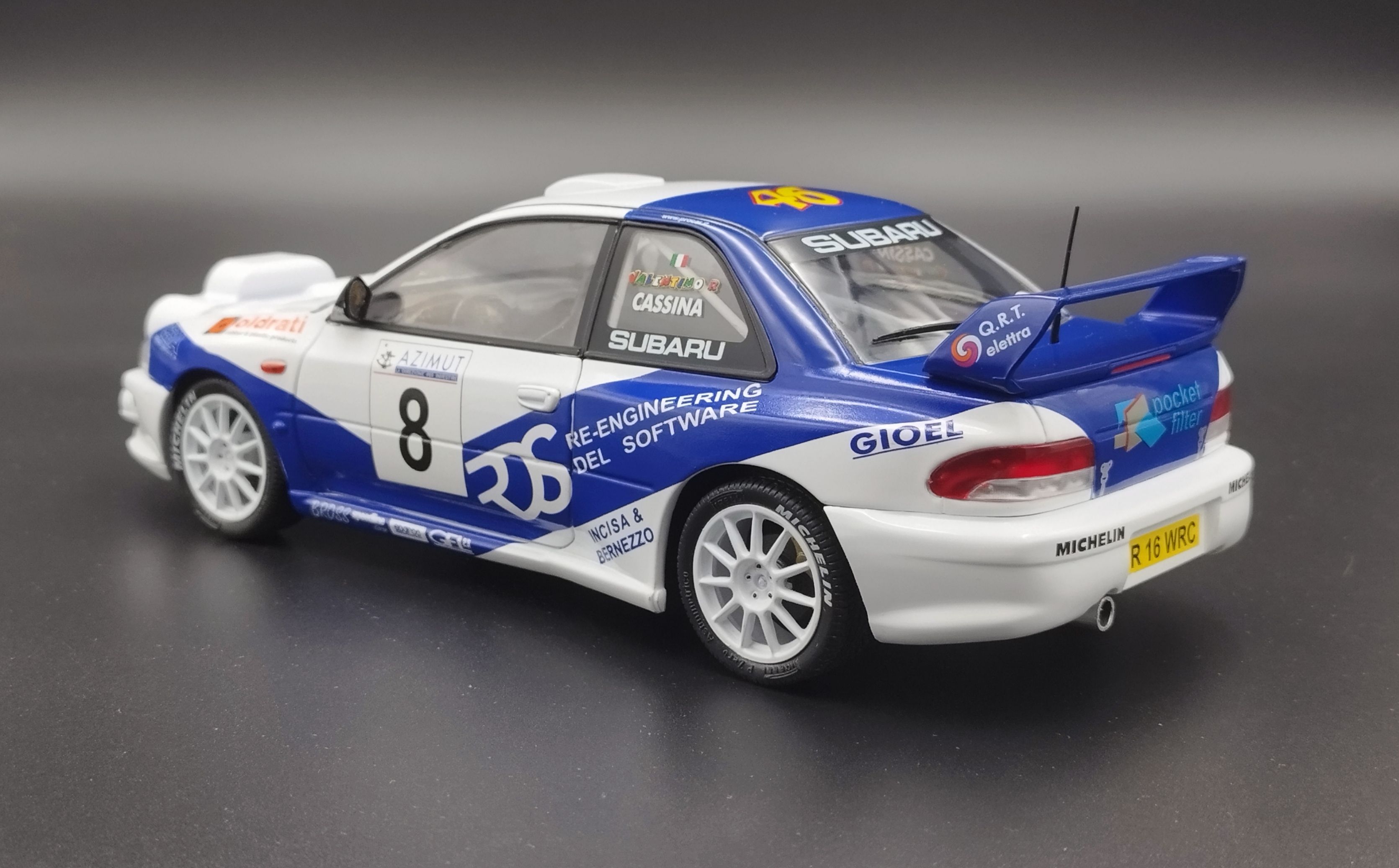 1:18 Solido 2000 Subaru Impreza WRC Monza V.Rossi #8 model nowy