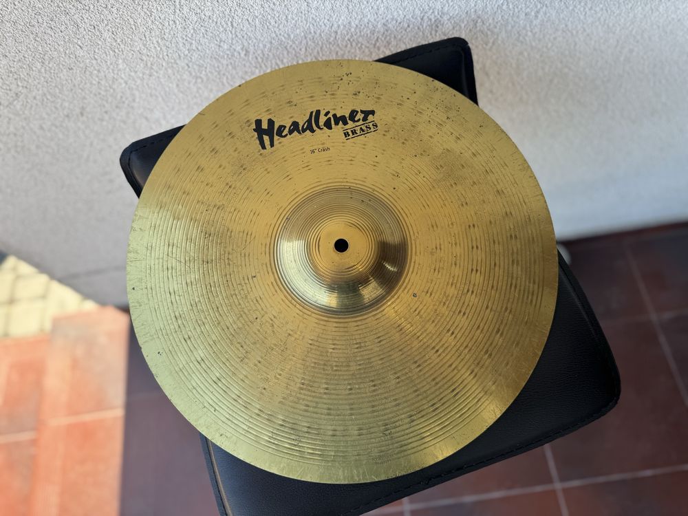 Talerz HEADLINER BRASS (Meinl) Crash 16” - PERKUSJA