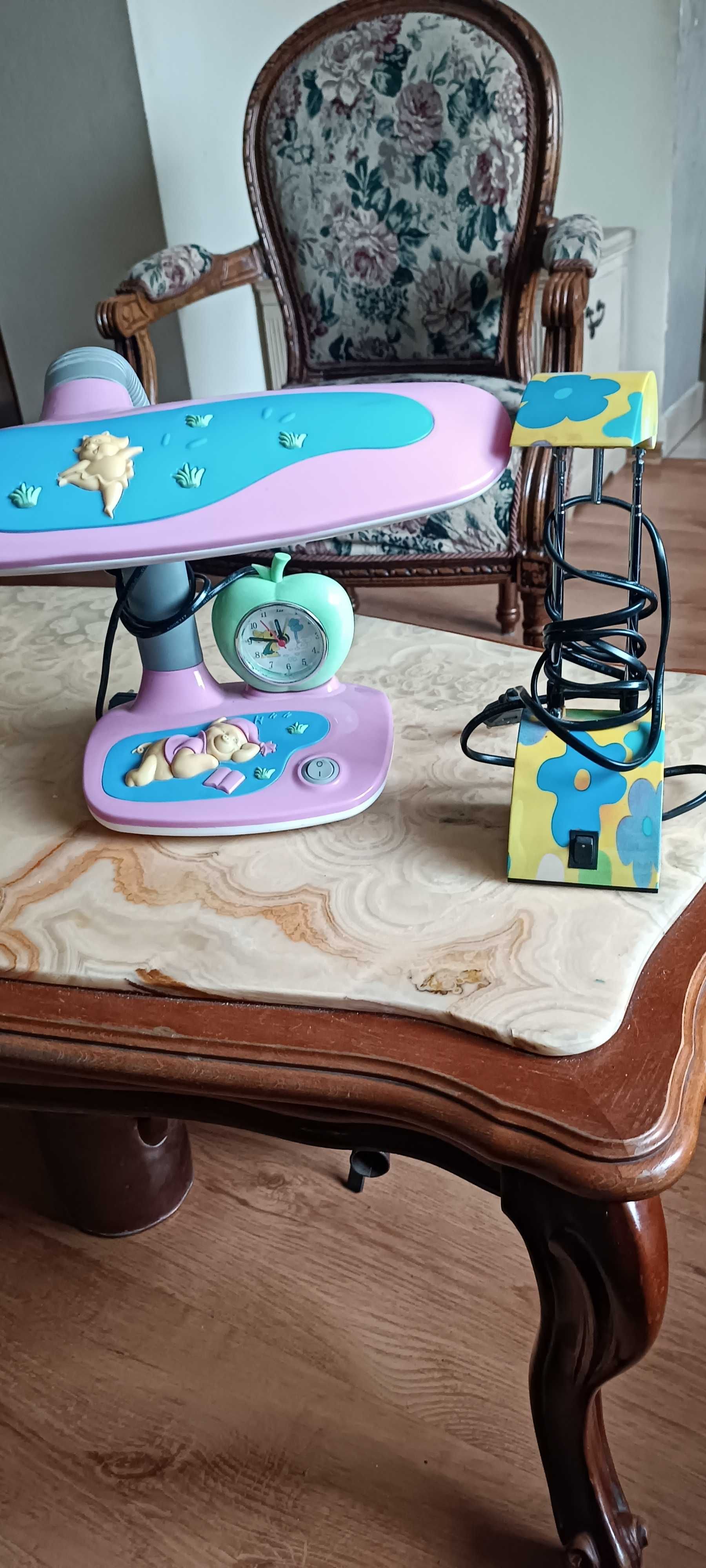 Lampka na biurko, mis zegarek, budzik regulowana