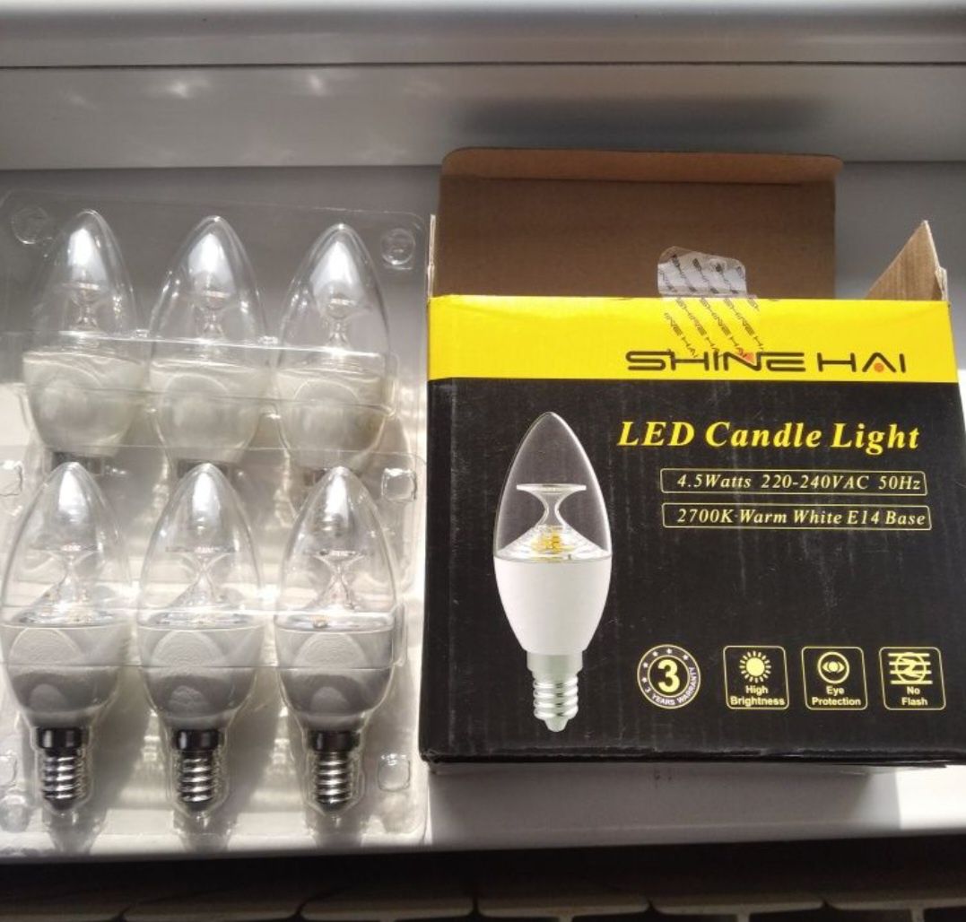 Box żarówek LED E14 4.5wat