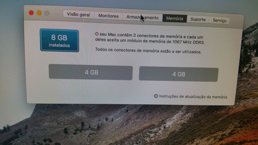 Macbook pro meados de 2010 com SSD 240 GB e  8gb RAM