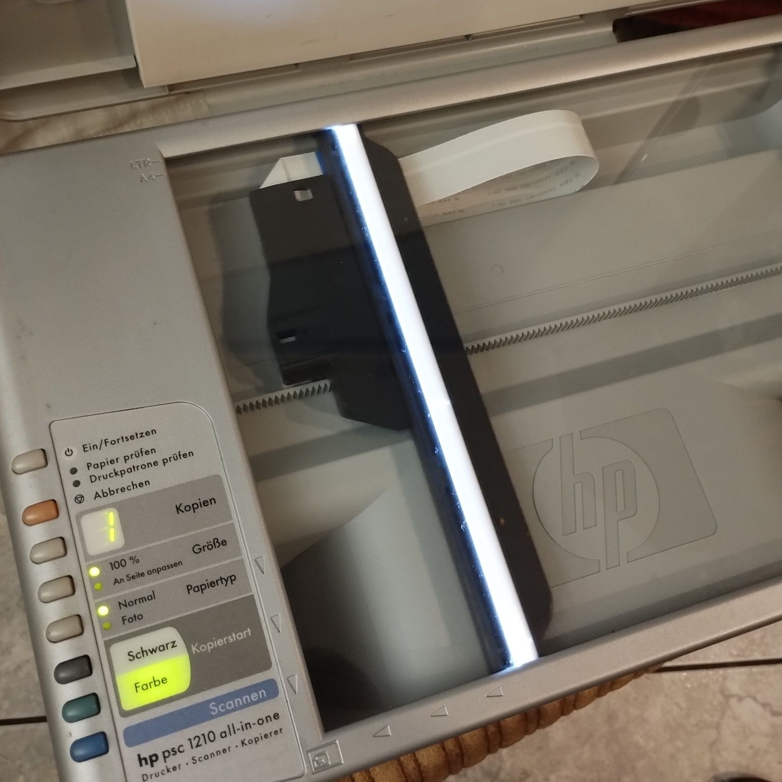 HP PSC 120 all-in-one drukarka, skaner, sprawna