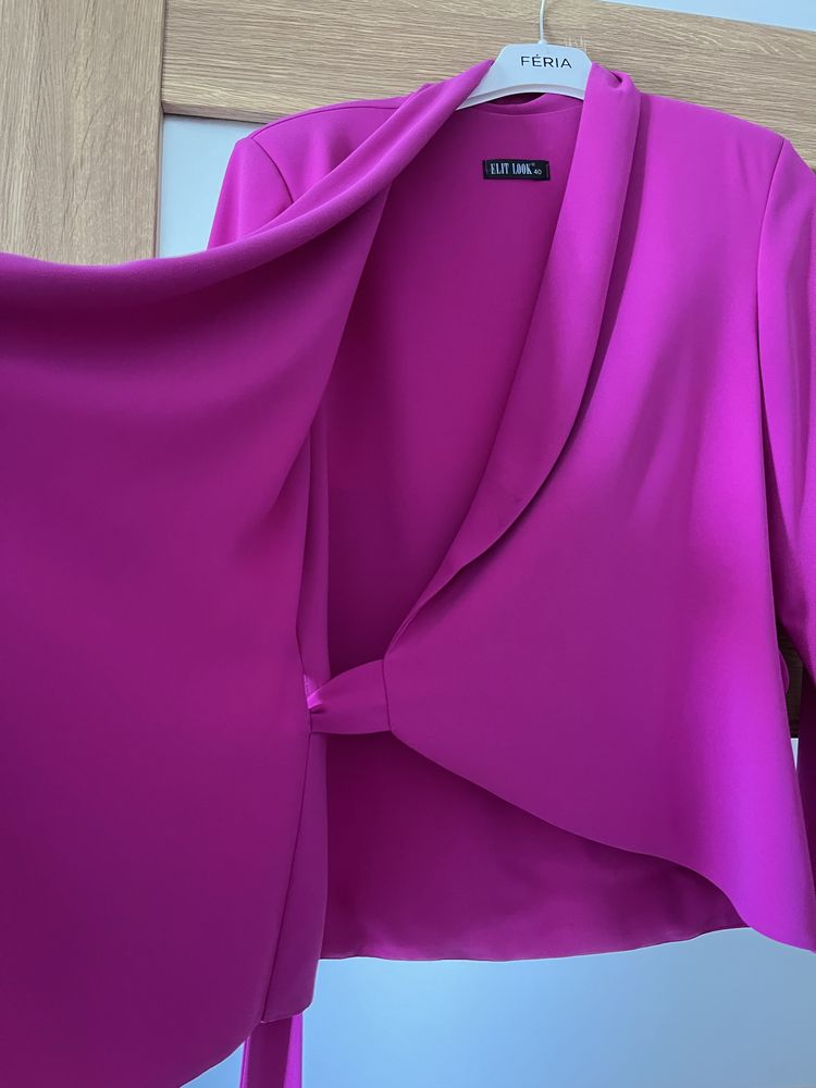 FERIA Elite Look piękny|stylowy|elegancki komplet fuksja r.40