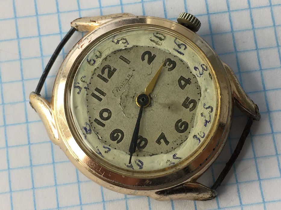 Часы механические Урал СССР на запчасти - на ходу