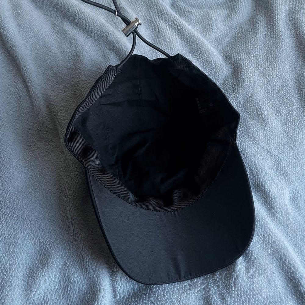 Кепка Prada Nylon Drawstring Baseball 5 Panel Black Cap