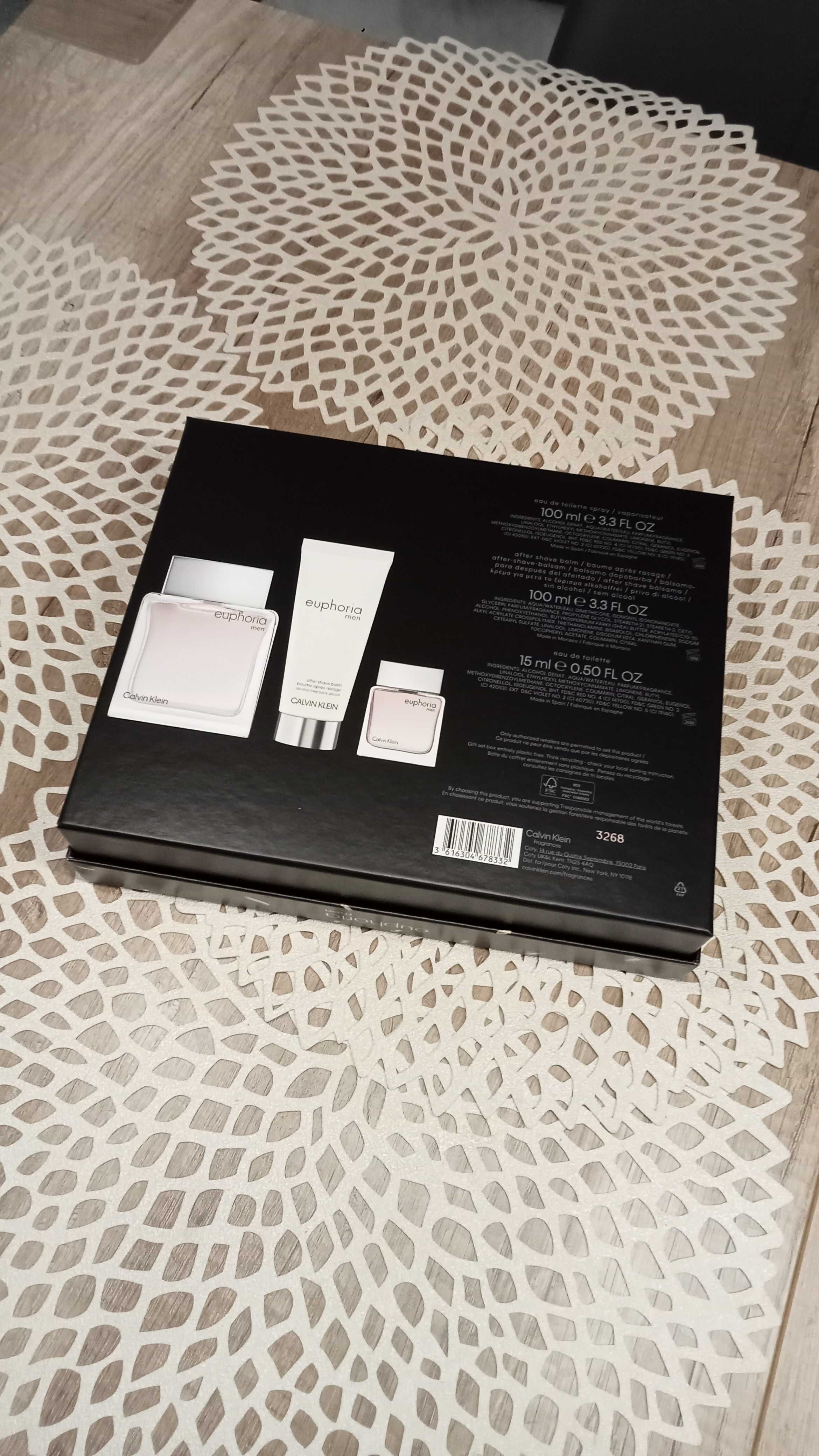 Calvin Klein Euphoria Men EDT 100ml + EDT 15ml + A/S balsam 100ml