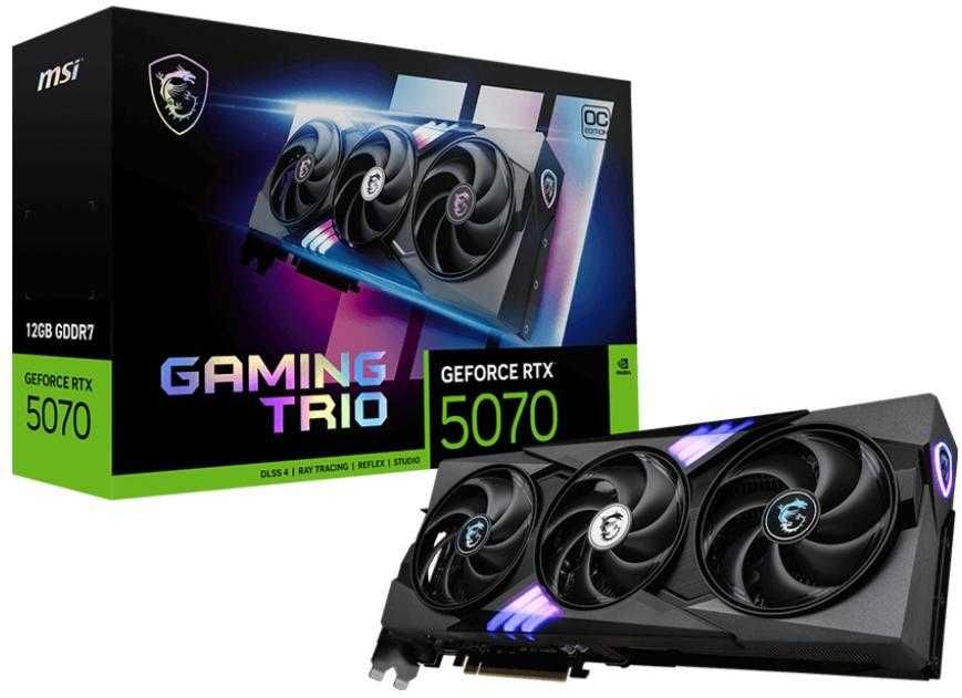Відеокарта MSI GeForce RTX 5070 12G GAMING TRIO OC