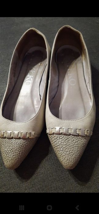 Szare baleriny Ryłko