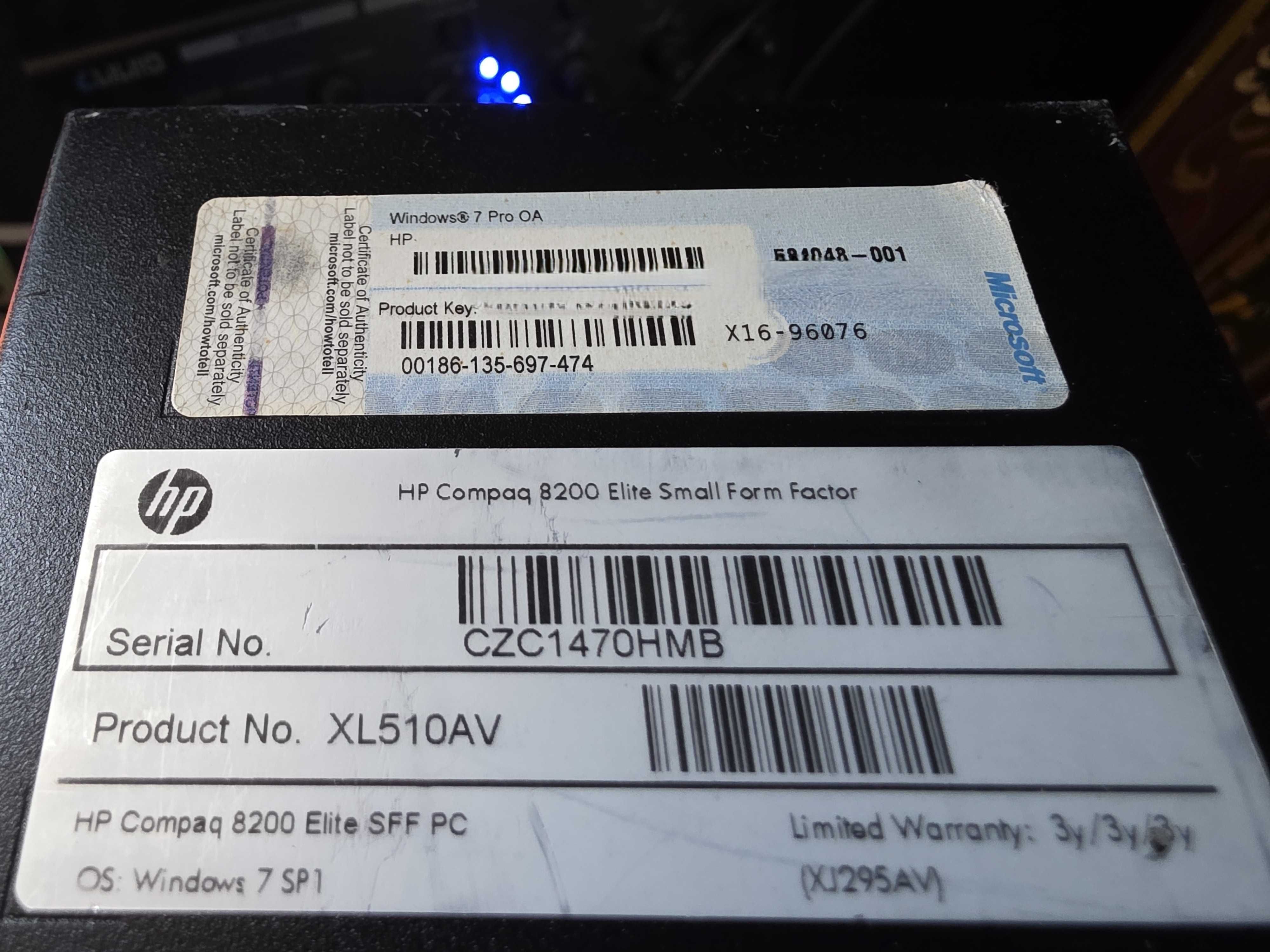 komputer biurowy HP 8200 Elite Komputer i5 6gb nowy SSD windows