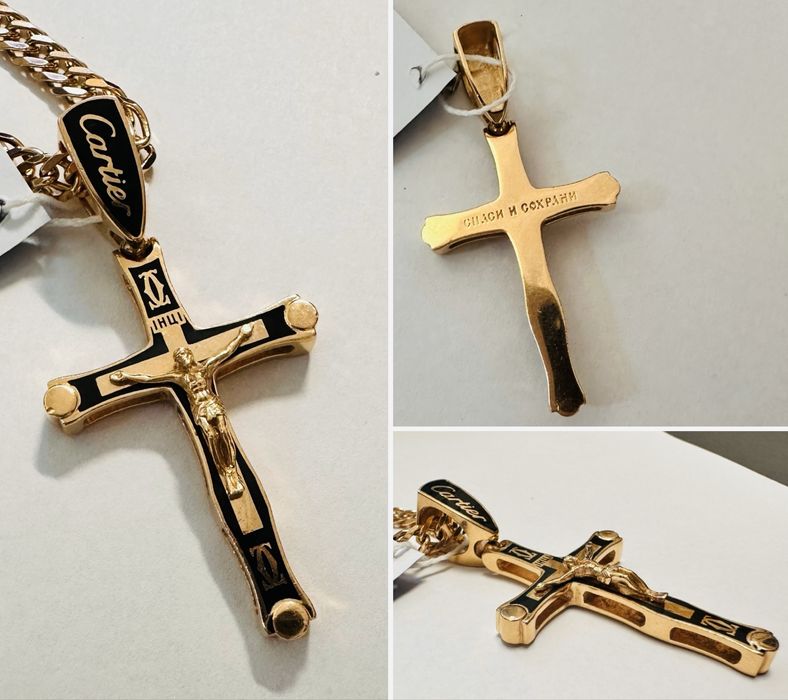 Золотой крестик новый / золотий хрестик
