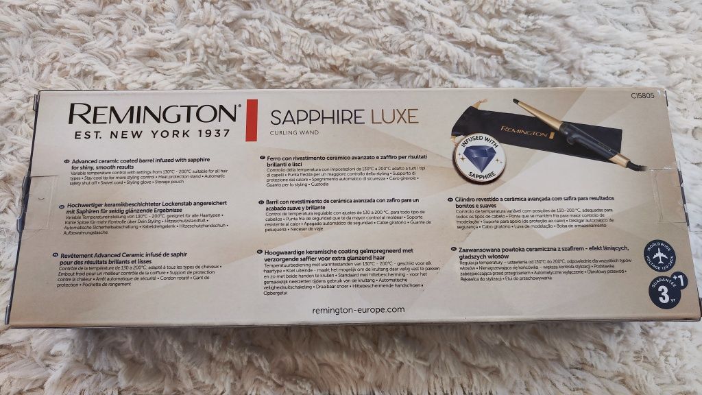 Nowa lokówka Remington Sapphire Luxe