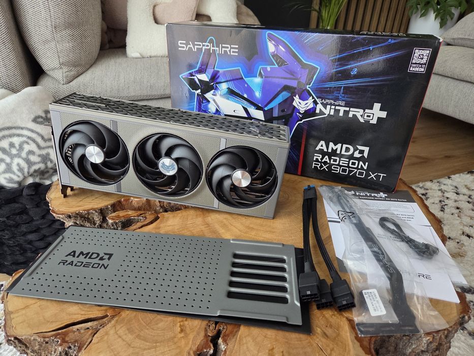 Sapphire Nitro+ Radeon RX 9070XT - GW do 11.2028 roku+dowód zakupu ME