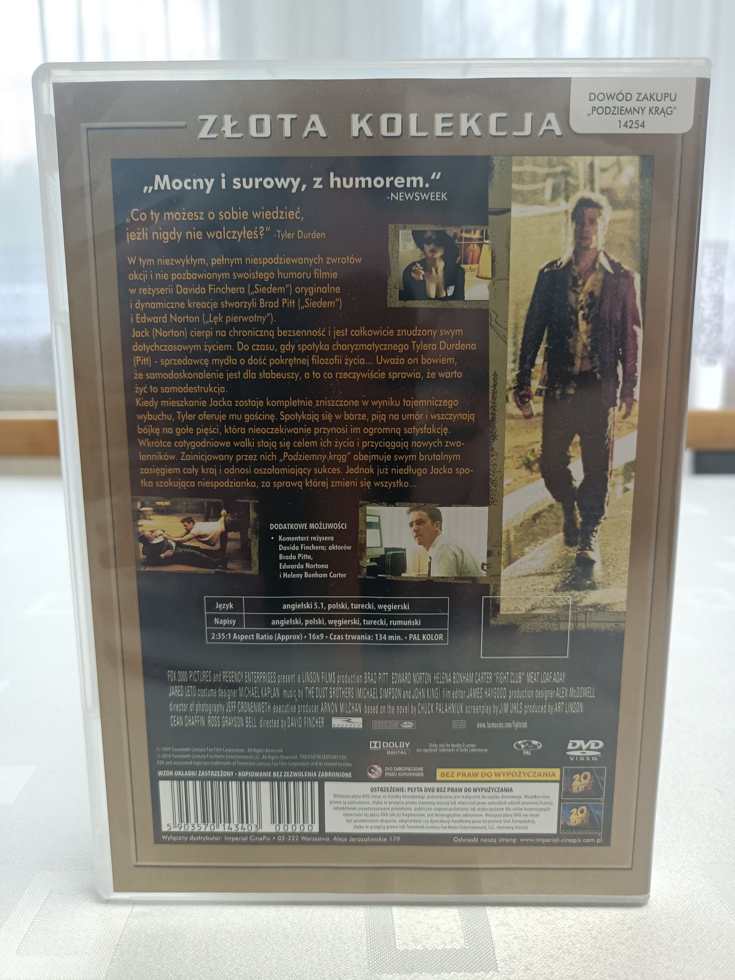 Podziemny Krąg film DVD lektor polski