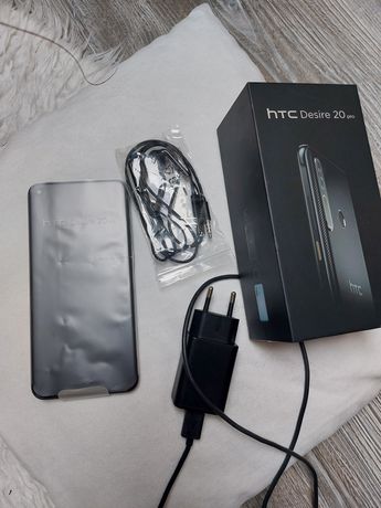Telefon smartfon HTC Desire 20 pro kompletny zestaw