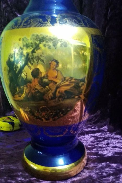 Ваза стекло влюбленная пара