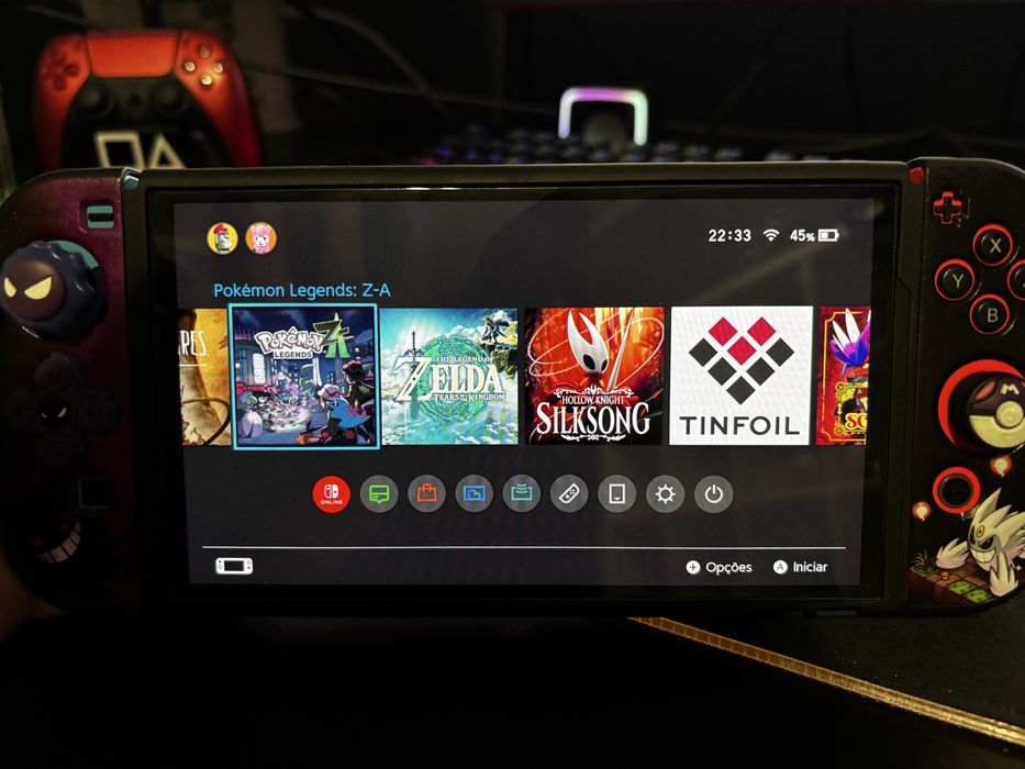 Nintendo Switch Oled Desbloqueada 256GB