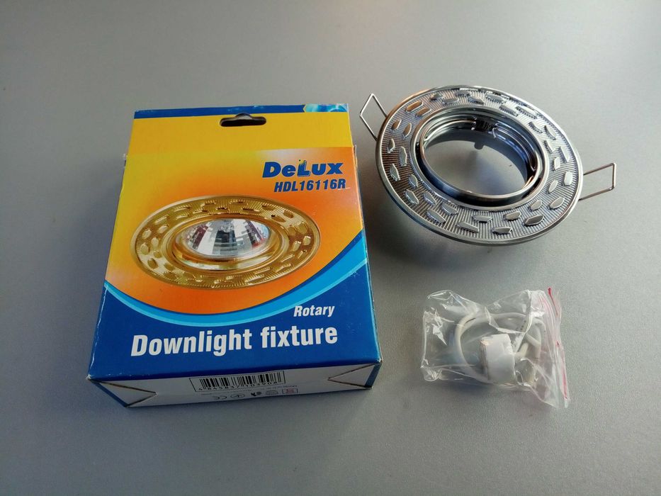 Светильник точечный поворотный Delux HDL16116R (хром матовый)