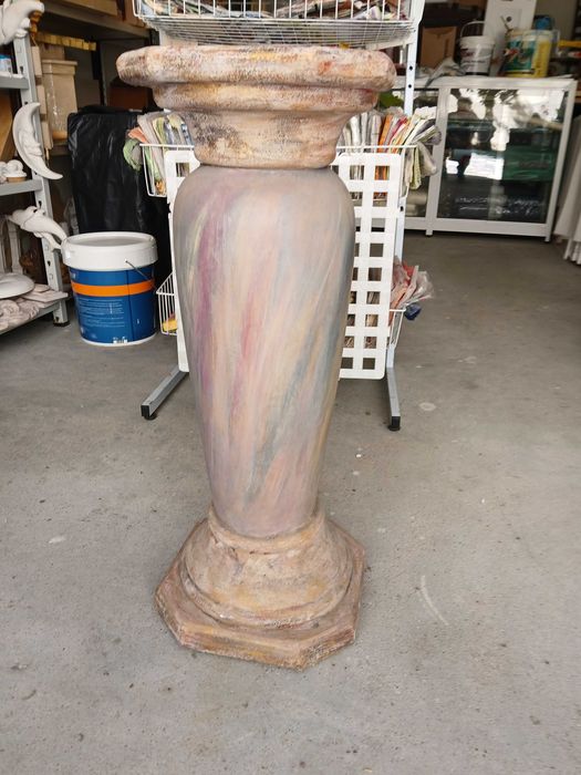 Coluna Terracota pintada à mão