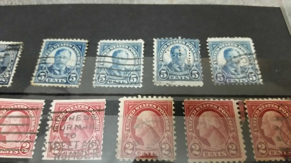 Znaczki pocztowe USA 2 cent i inne