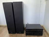 Kolumny podłogowe DALI 505 i Denon wzmacniacz i CD player