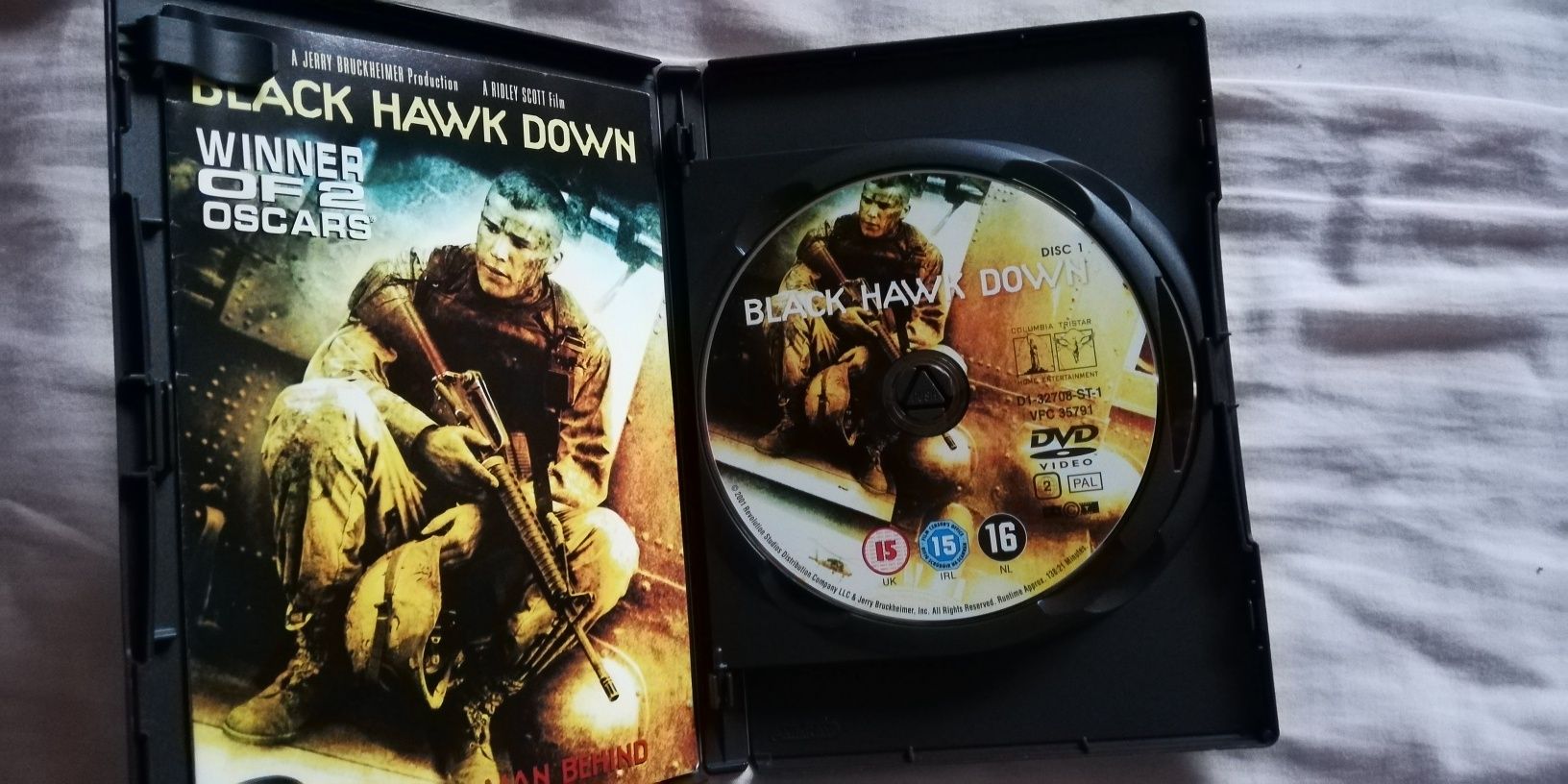 Dvd do filme "Black Hawk Down" - edição especial 2 discos(portes gráti