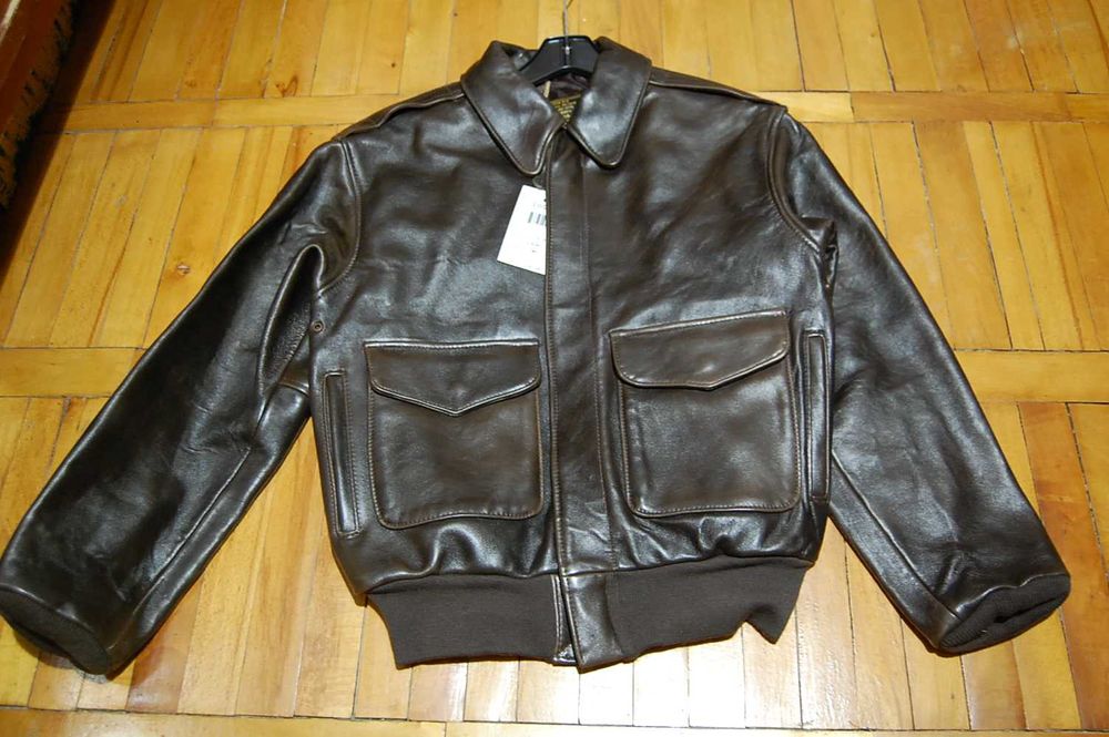 cocpit usa A-2 летная кожаная куртка США