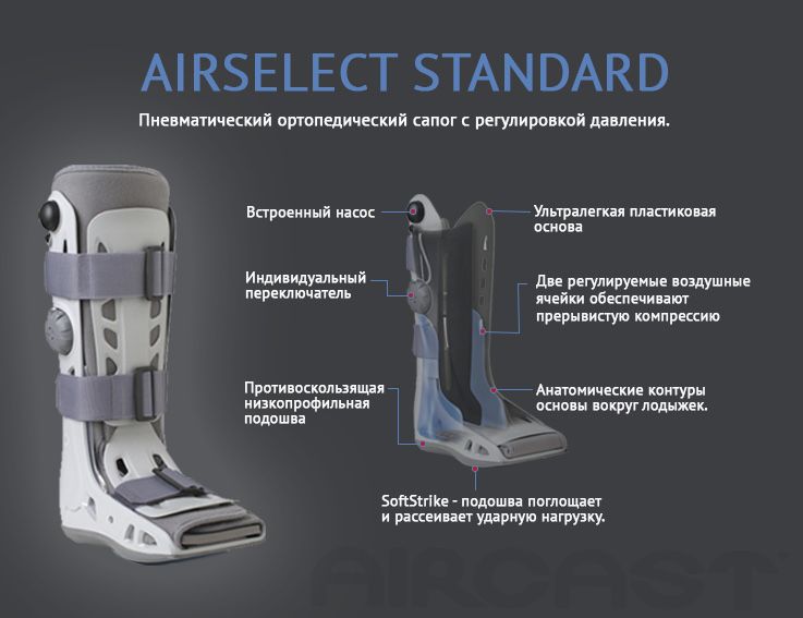 Ортез голеностопного сустава AIRSELECT 01EF STANDARD DONJOY (М/39-41р)