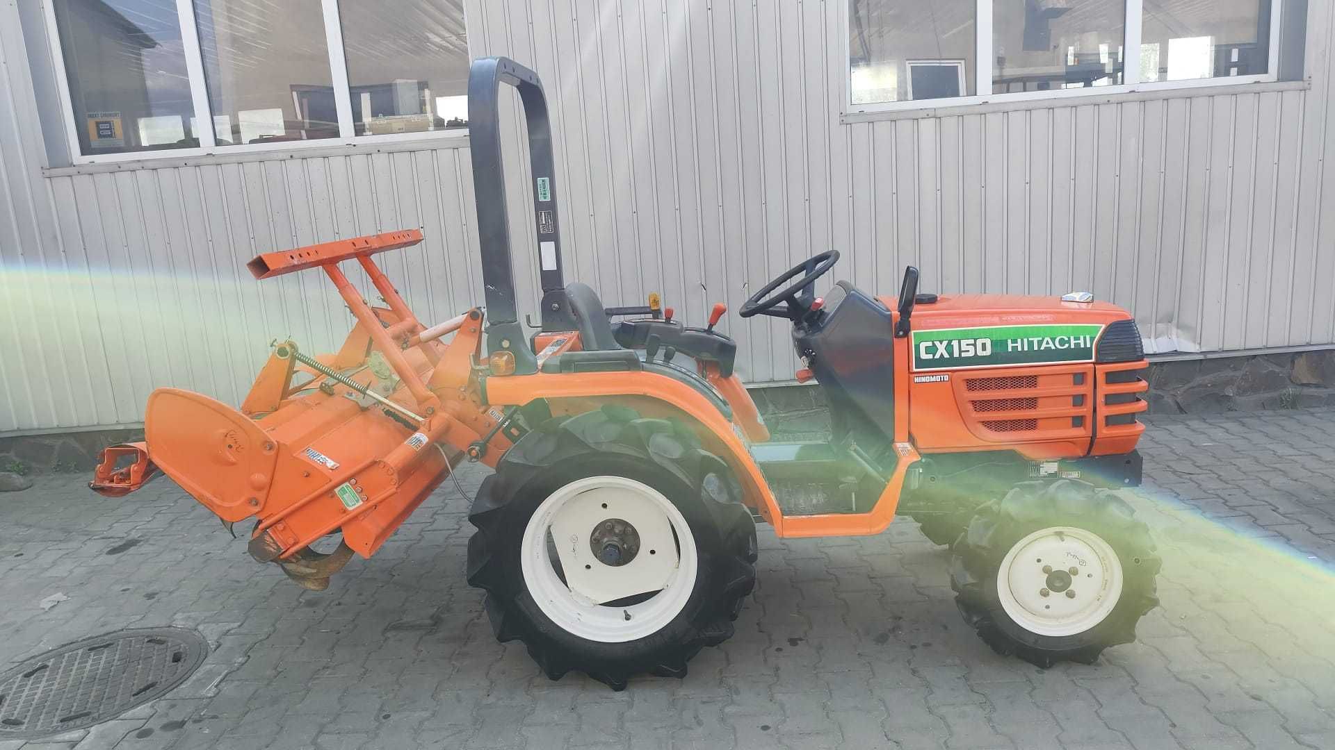 Japoński traktorek Hinomoto CX150  z glebogryzarką 4x4 15 km