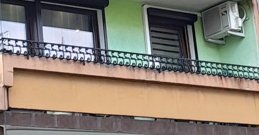 Barierka kuta balkonowa.