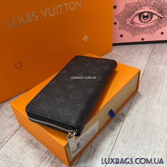 Мужской кожаный кошелек Louis Vuitton Zippy Луи Виттон