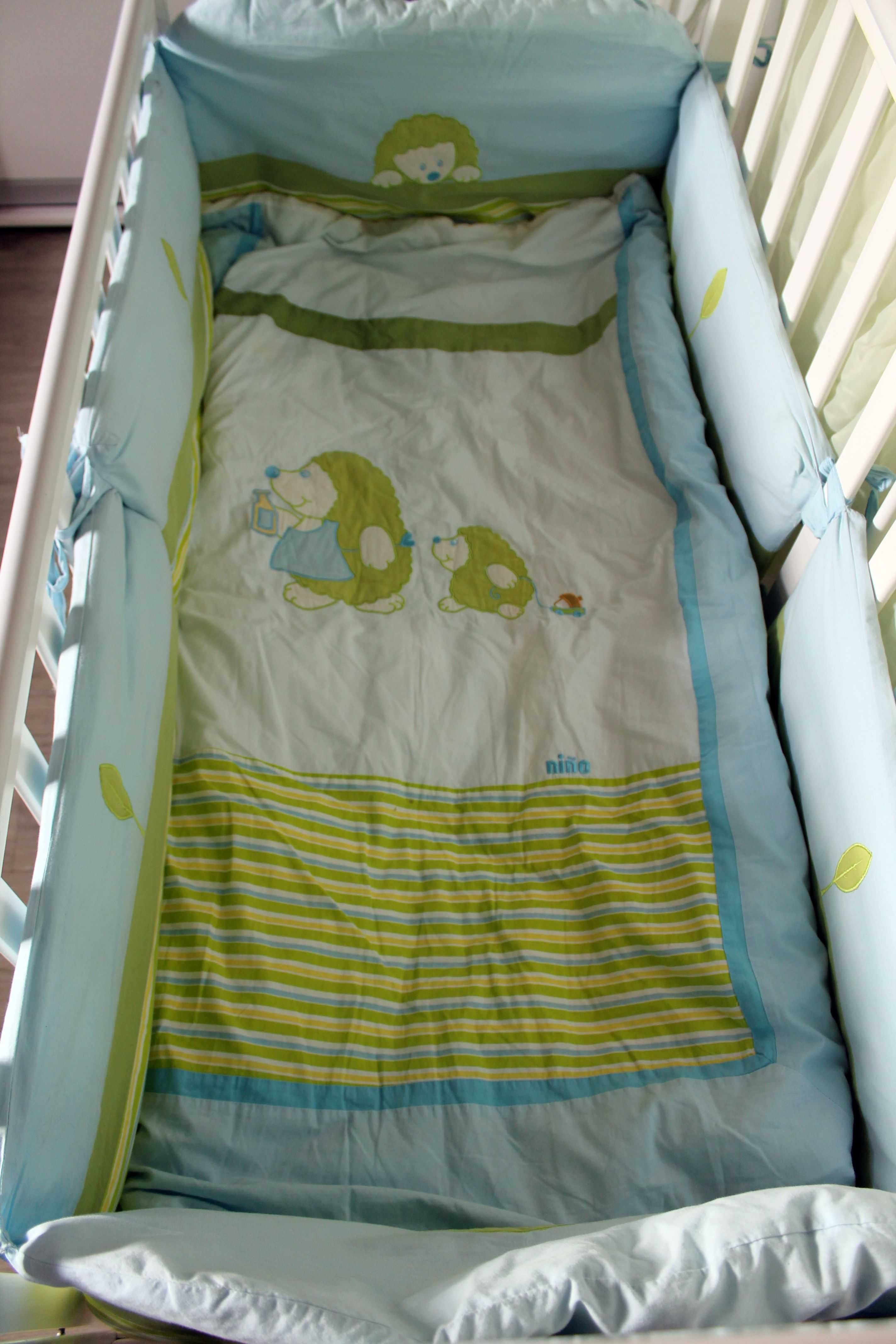 Продам детскую кроватку Верес Соня + матрас, одеяло, защита, балдахин