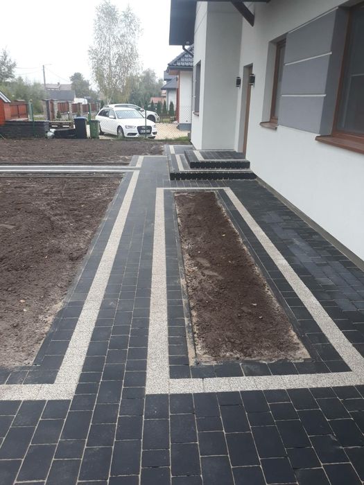 Kompleksowe układanie kostki brukowej, usługi brukarskie, brukarstwo