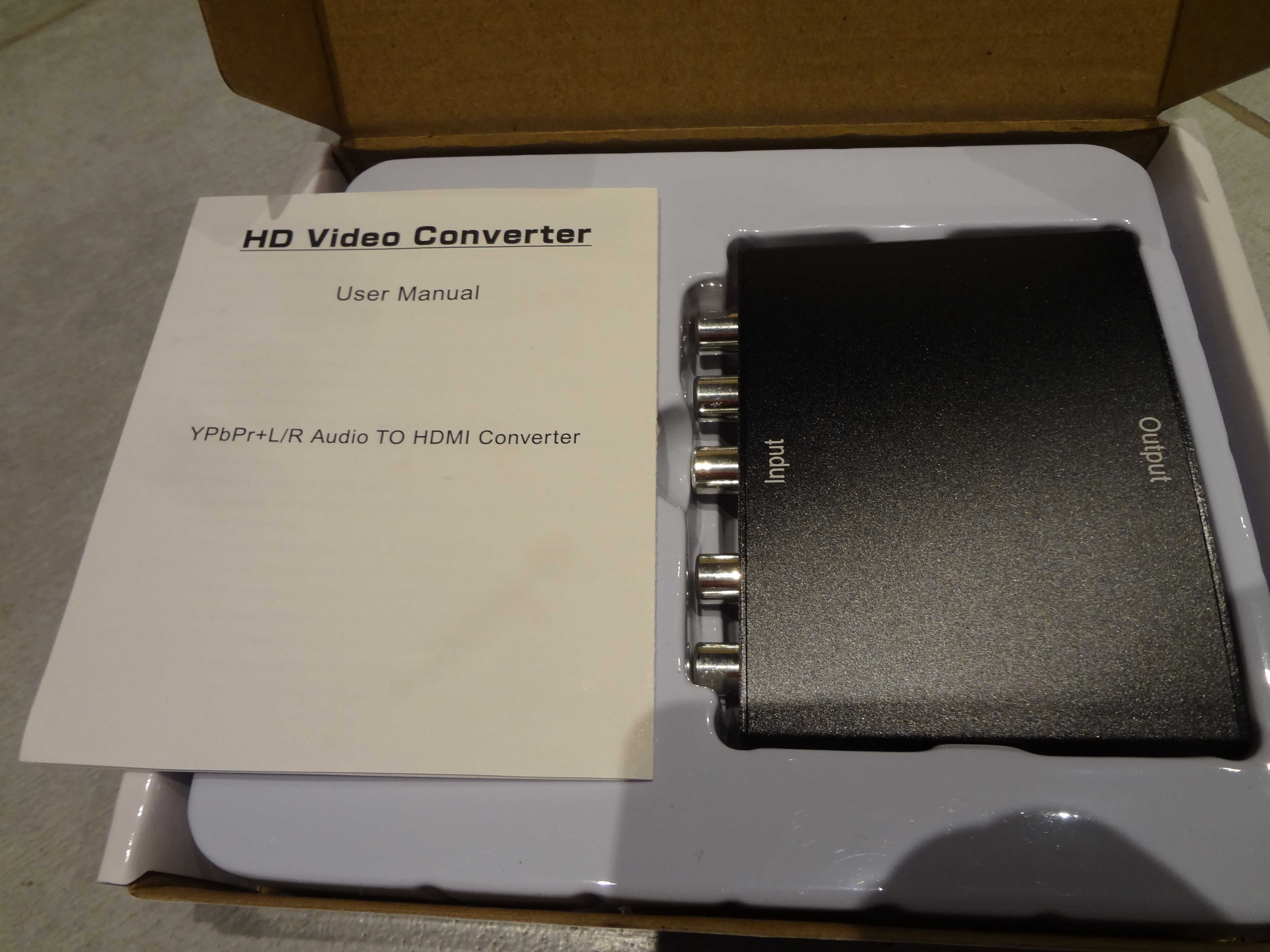 Konwerter Component Video YPbPr Audio L/R do HDMI