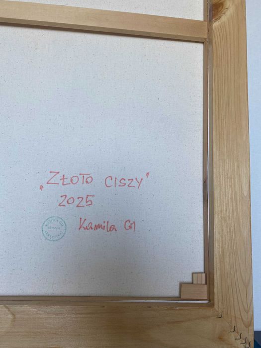 Obraz abstrakcyjny 60x80 - z ramą - certyfikat autentyczności