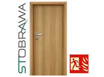 Drzwi 90 ppoż drewniane przeciwpożarowe EI30 eleganckie 32 bB