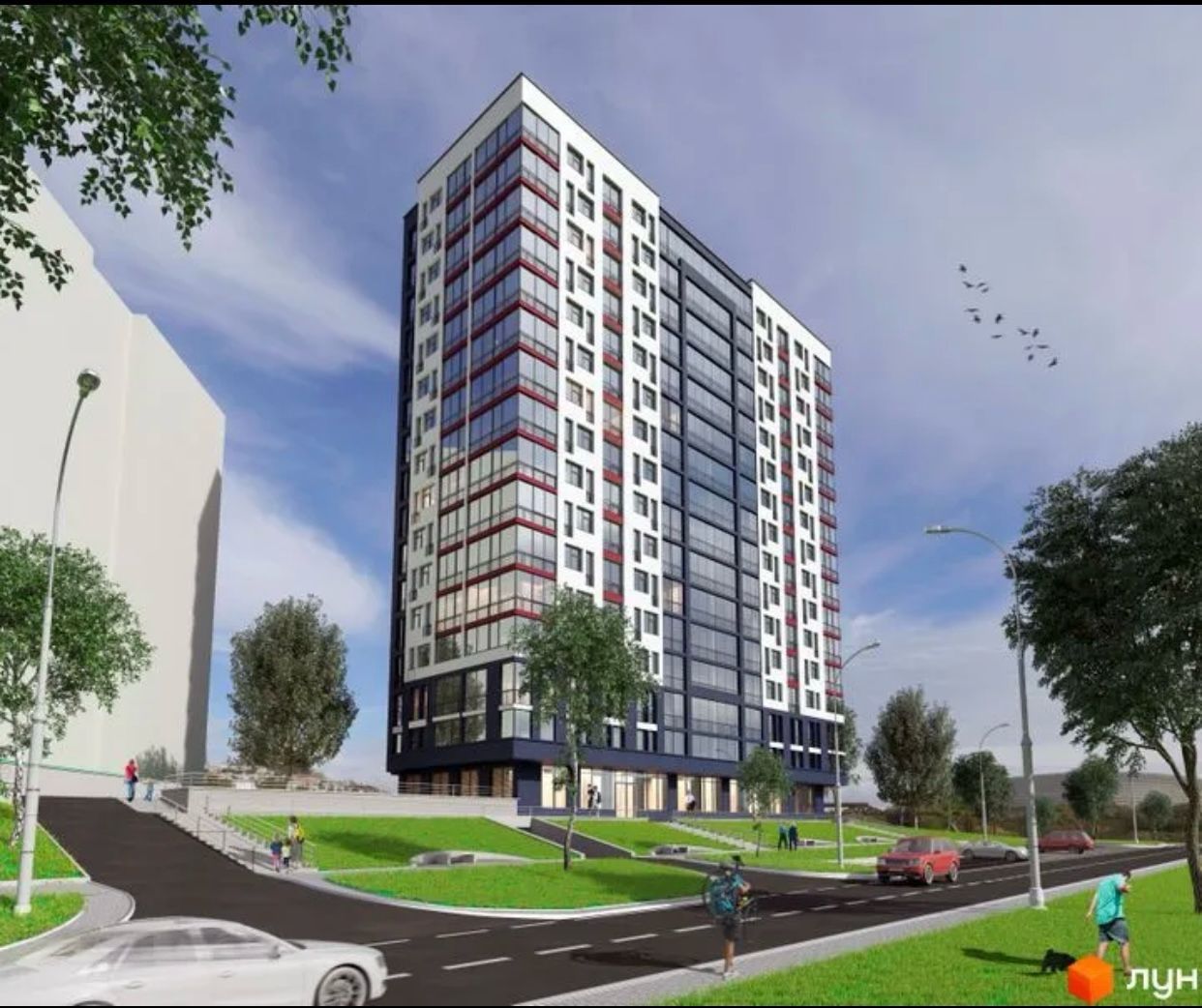 Продаж 3ків квартири 100,6 м.кв ЗАБУДОВНИК City Lviv Development