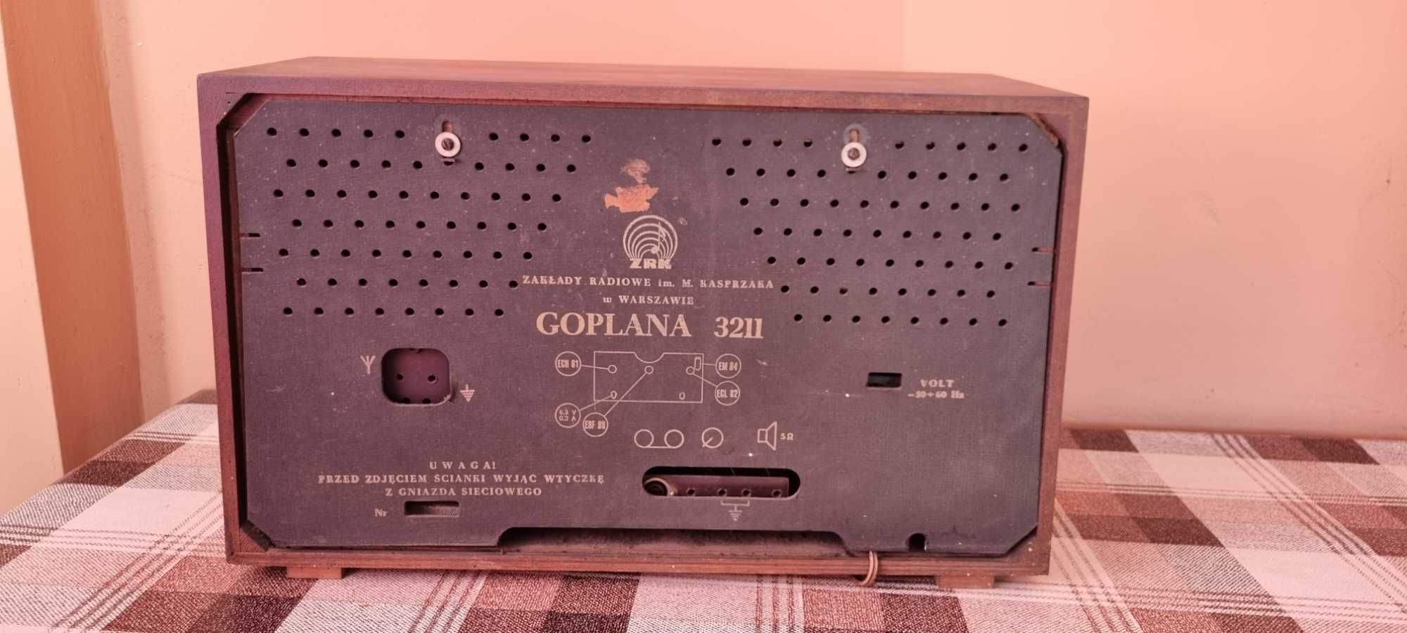 Lampowe radio Goplana