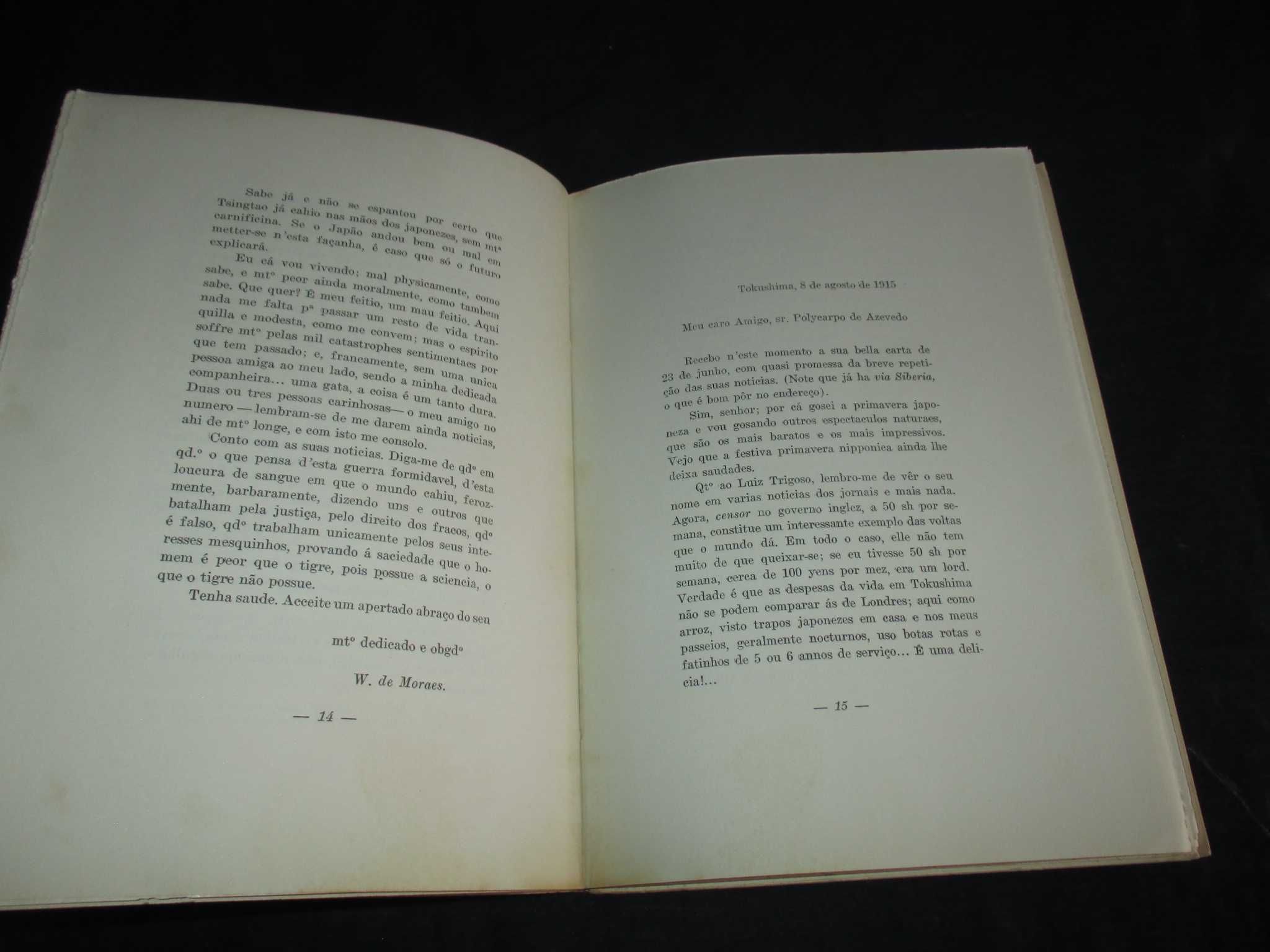 Livro Cartas ao seu amigo Polycarpo de Azevedo 1961