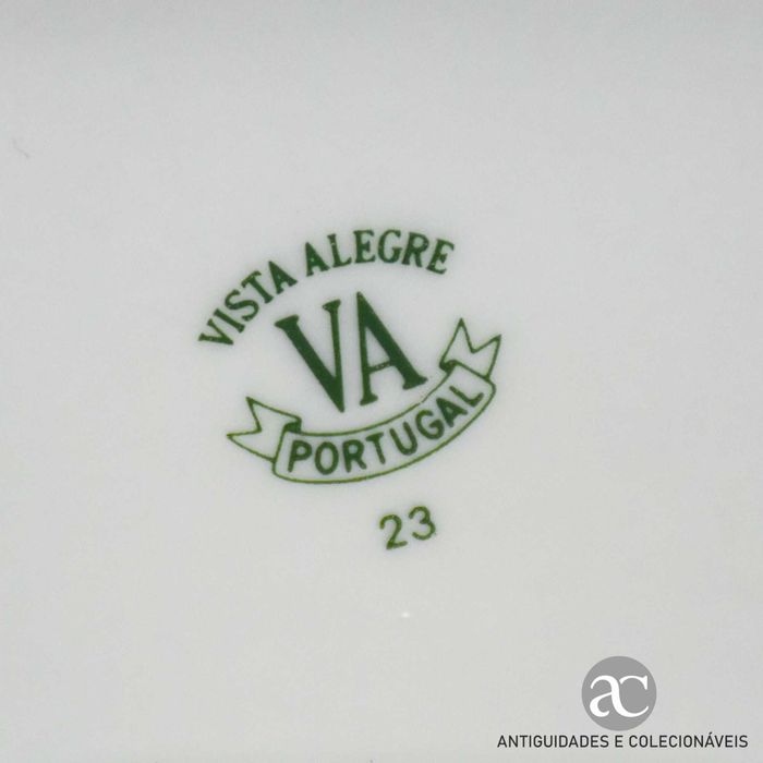 Talha Bristol em porcelana Vista Alegre decoração Magnólia