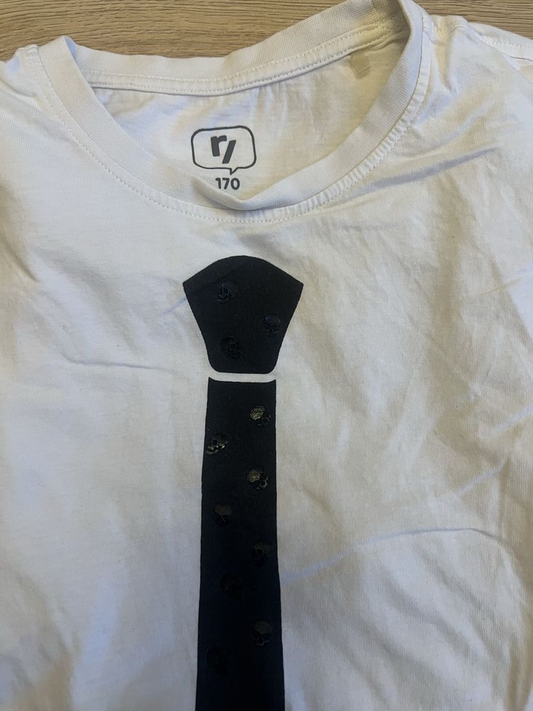 T-shirt koszulka z krawatem Reserved 170cm