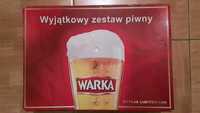 Zestaw piwny warka kufel otwieracz