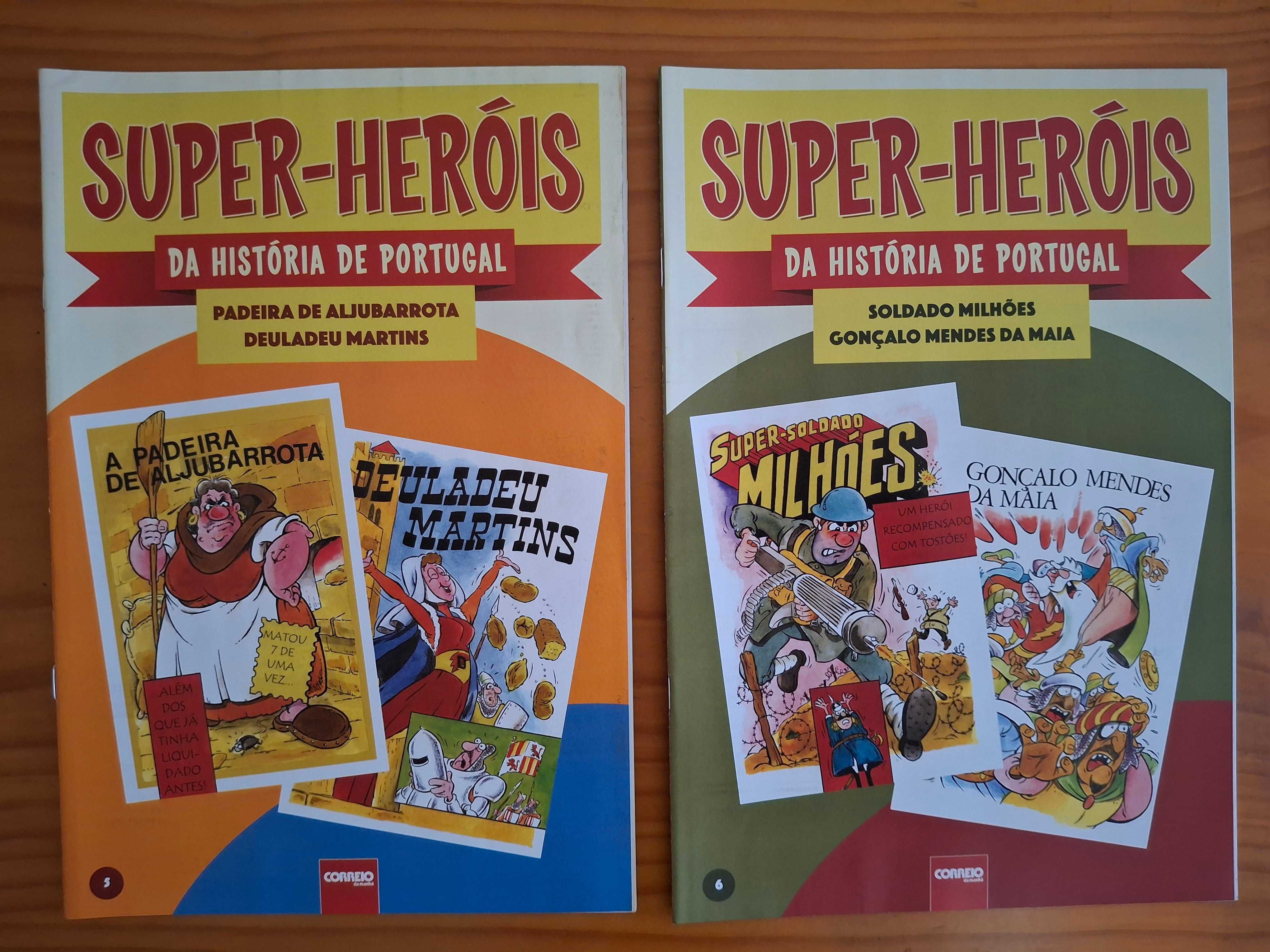 Colecção BD completa Super-Heróis da História de Portugal (14 vol.)