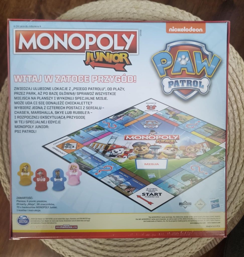 Monopoly junior psi patrol