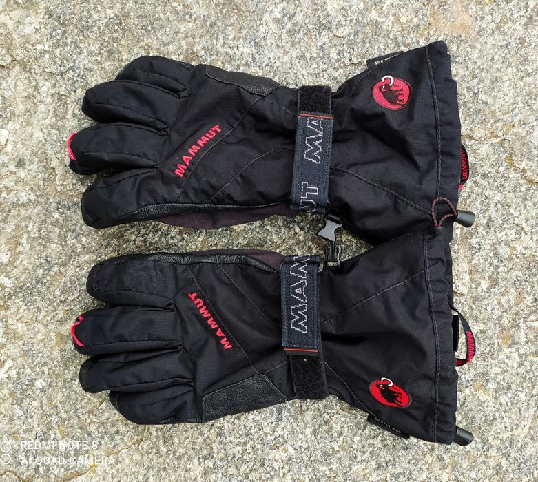 Оригинальные тренинговые горнолыжные перчатки Mammut Gore-Tex, р.XL