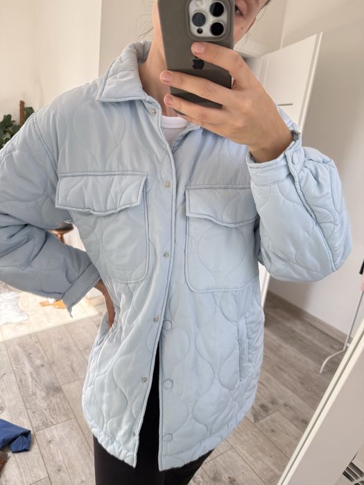 Kurtka pikowana H&M oversize