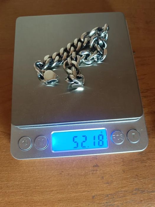 Fio da prata e pulseira de 925. Novo
