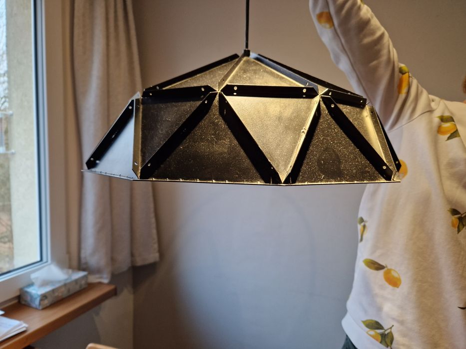 Lampa loft czarna dekoracyjna