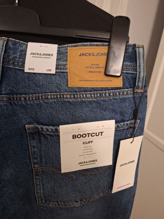 Jack&Jones, męskie spodnie dżinsowe, r. 33/30