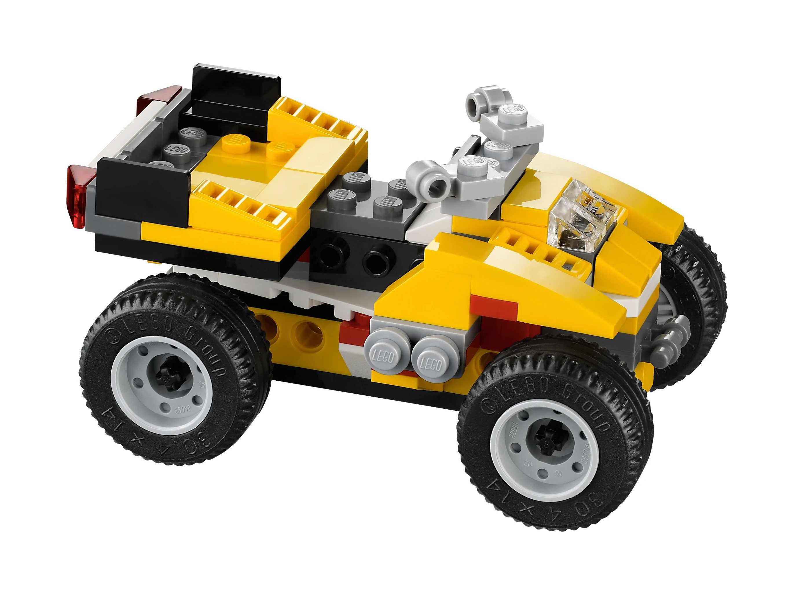 LEGO Creator 3w1 31002 - Samochód wyścigowy - Komplet 100%
